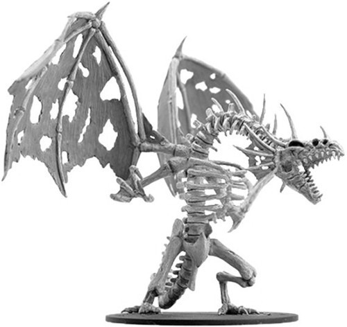 Deep Cuts Gargantuan Skeletal Dragon Miniature