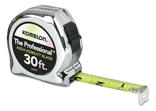 Komelon Usa High Viz Professional Tape Measures, 1 Inche Ddd