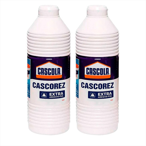 Cascola Cascorez Extra 1kg Base De Água Baixo Odor - 2 Und Cor Branco