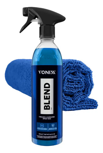 Vonixx Blend 500ml Proteção E Brilho + Flanela Microfibra
