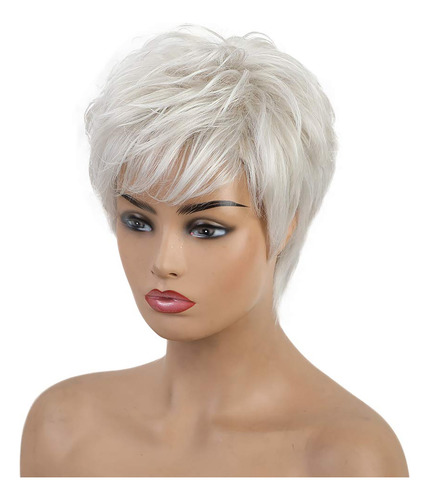 Peruca Cinza Feminina, Capa De Cabelo, Decorações De Festa,