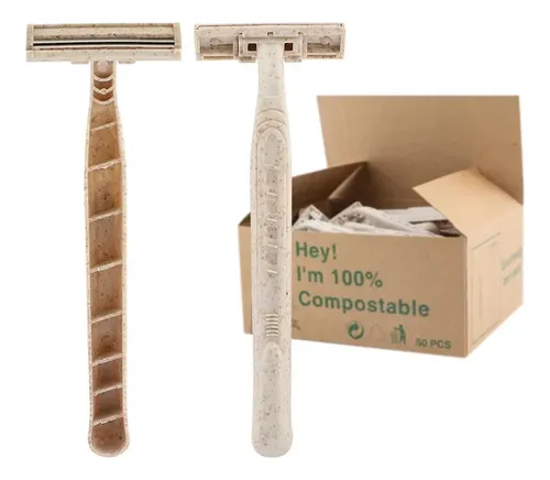 comprar Rastrillos Biodegradables Eco Friendly Caja 50pcs