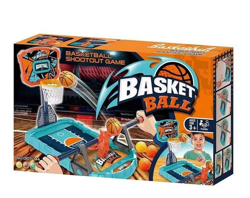 Juego De Mesa Mini Baloncesto De Lanzamiento Con Pelotas