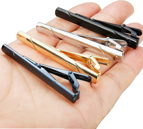 Clip Para Corbatas Jstyle, Para Hombres, 4 Unidades