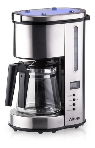 Cafetera Acero Inoxidable Programable 12 Tazas | Envío gratis