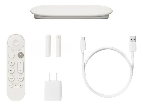 Google Tv Streamer 4k Netflix Hdr Chromecast 2024 Androidtv Branco De Voz