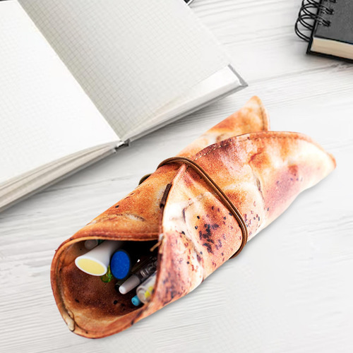 Estojo De Caneta Enrolado, Bolsa Para Lápis, Envoltório,