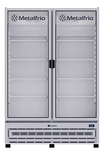 Refrigerador vertical Metalfrio Rb800 cocina frio fonda color gris