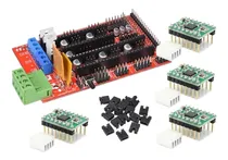 Comprar Kit Ramps 1.4 + 4 Driver Pololu A4988 Impresora 3d Ubot