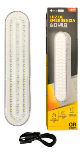 Luz Emergencia 60 Leds Recargable