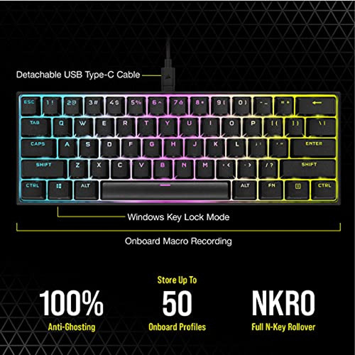 Teclado Mecanico Corsair K65 Rgb Mini 60% Teclado Mecánico P