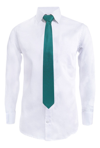  Camisa Clásica Para Corbata Blanca