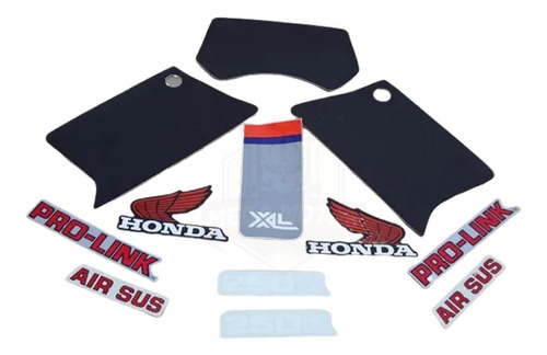 Kit Adesivos Honda Xl 250r 1983 Azul - Lb00151