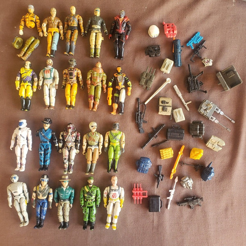 Figuras Vintage Gi Joe Original Y Bootleg + Accesorios