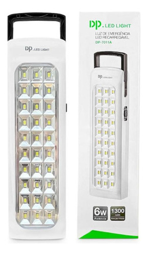 Luminária Emergência Recarregável Dp-7011a 30 Leds Bivolt