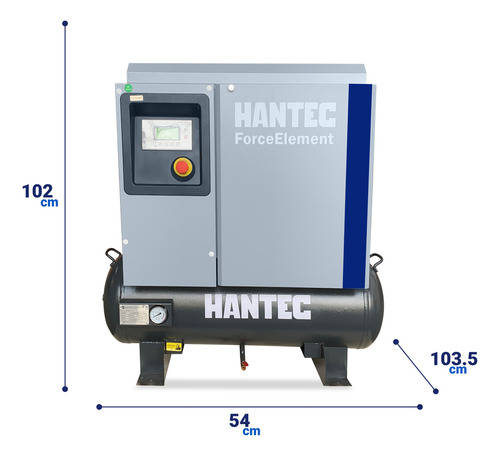 Compresor De Tornillo Tanque + Compresor 2 En 1 De 5hp