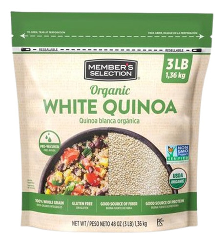 Quinoa Blanca Orgánica 1.36 Kg - Kg a $57500