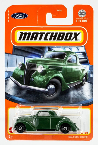Matchbox 1936 Ford Coupe Verde 2024