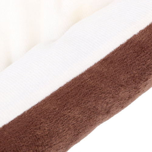 Tapete De Cama Dog Pad Bone Coffee, Beige, Four Seasons, Sua