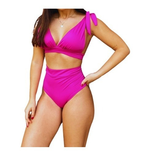 Vestido De Baño Mujer Bikini Panty Alto 