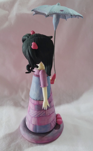 Adorno Muñeca Gorjuss De Porcelana Fria