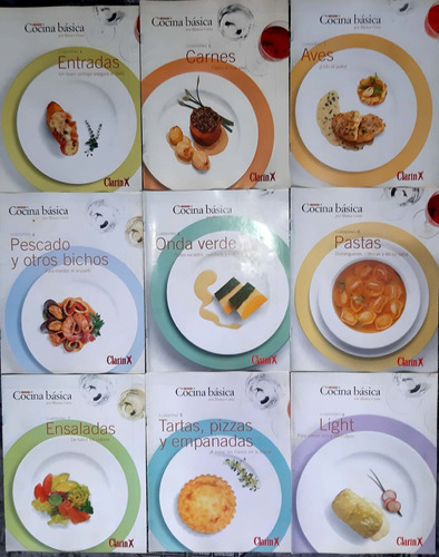 Lote X9 El Libro De Cocina Básica Por Blanca Cotta Clarín #