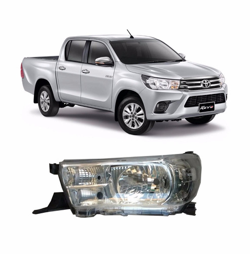 Farol Toyota Hilux 2016 2017 S/ Led Lado Direito