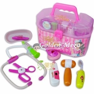 Kit Maleta Médica Infantil- Acessórios Com Luz-family Doctor