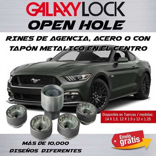 Galaxylock Open Hole Mustang Economico - Envío Dhl