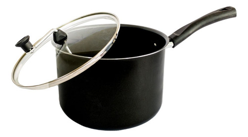Pipoqueira Panela De Pipoca Antiaderente Teflon Copacabana Cor Preto