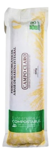 Fideo Integral Tallarin Organico (campo Claro) X 500gr