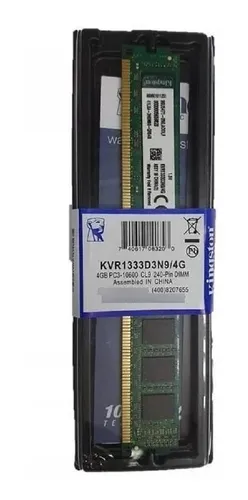 comprar Memoria Ram Ddr3 4gb Pc3-10600\u002F1333 Pc Kingston  comprar Memoria Ram Ddr3 4gb Pc3-10600\u002F1333 Pc Kingston