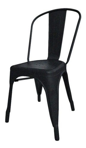 Cadeira de jantar DeSillas Tolix, estrutura de cor  preto-microtexturado, 6 unidades