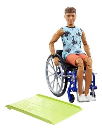 Ken Fashion Cadeira De Rodas Cadeirante Hjt59 Mattel 2023