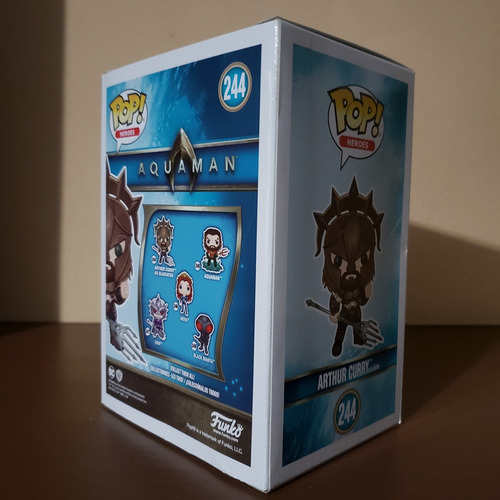 Funko Pop! Heroes Aquaman Arthur Curry As Gladiator #244 (Usado)