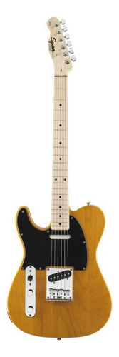 Guitarra eléctrica para zurdo Squier by Fender Telecaster de álamo butterscotch blonde laca poliuretánica con diapasón de arce