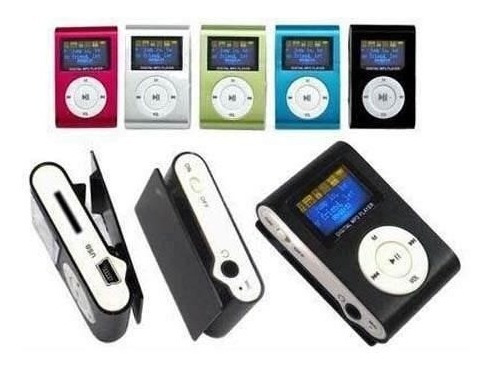 Mp3 Shufle Con Pantalla Lcd Ranura Micro Sd.