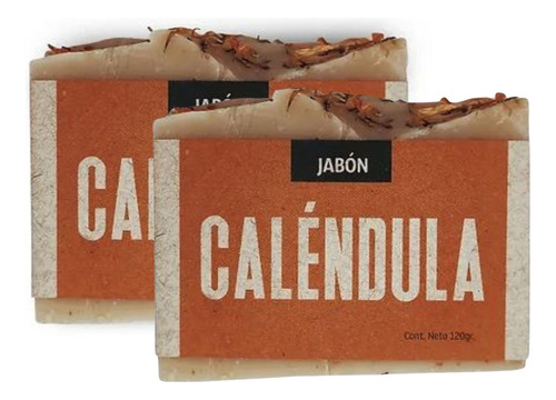 Jabón Caléndula 2 De 120g Volviendo Al Origen Artesanal