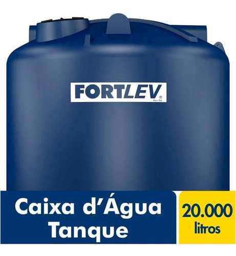 Tanque de água Fortlev Fortplus vertical polietileno 20000L de 2.83 m x 3.17 m