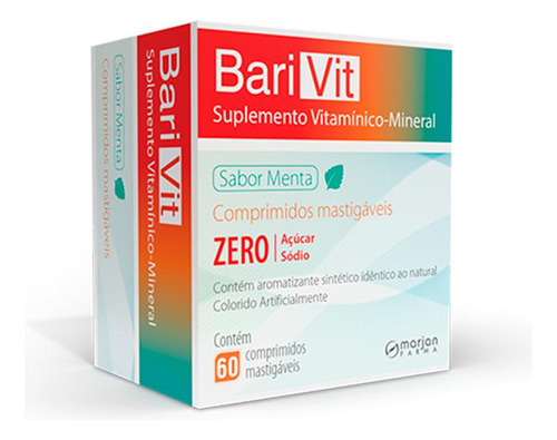 Barivit Suplemento Vitamínico c/ 60 Comprimidos Marjan