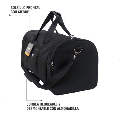 Imagen 4 de 7 de Bolso Viaje Grande Reforzado Urbano Deportivo Hombre Mujer
