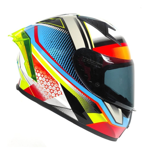 Casco Deportivo Rmm Cerrado C/aleron Ecer2205 Mica Polarizad