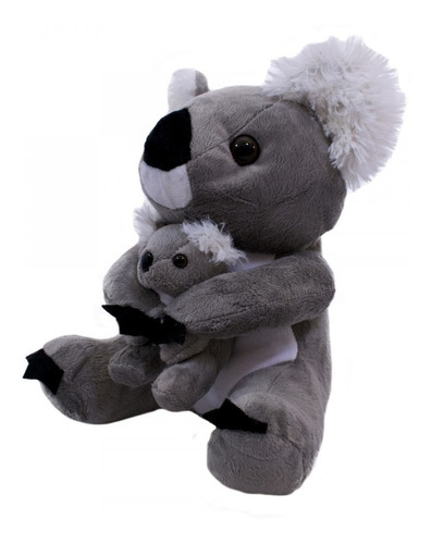 Coala De Pelúcia Fofy Toys Com Filhote( Urso Pelúcia).