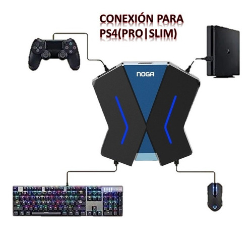 Hub Gamer Adaptador Teclado Y Mouse P/ Consolas Ps4 Ps3 Xbox