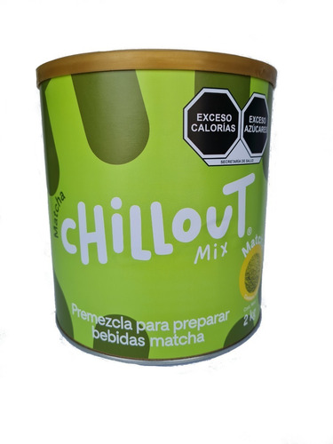 Chill Out Mix Base En Polvo Sabor Té Matcha Bote 2 Kg