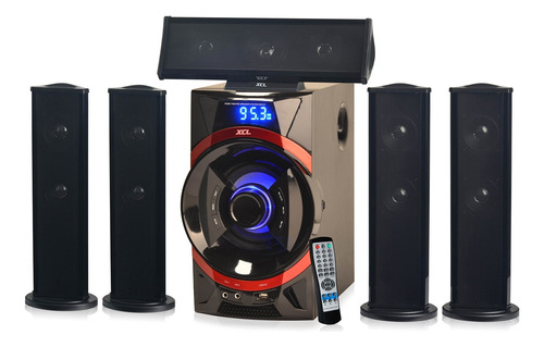 Home Theater Hifi 5.1 Con Subwoofer Bluetooth Fm Mp3 