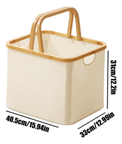 Cesta De Almacenamiento De Tela Cestos De Ropa Para Lavander