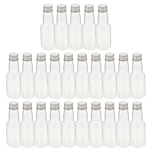 Botellas Plásticas Para Licor Miniaturas - 50pcs