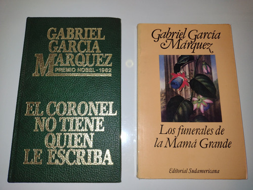 2 Libros G.gmarquez.el Coronel...y Los Funerales De La Mamá 