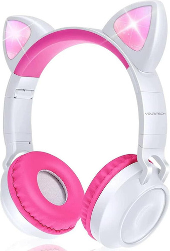 Oreja Gato Auriculares Bluetooth Con Luz Led Colores, Sobre